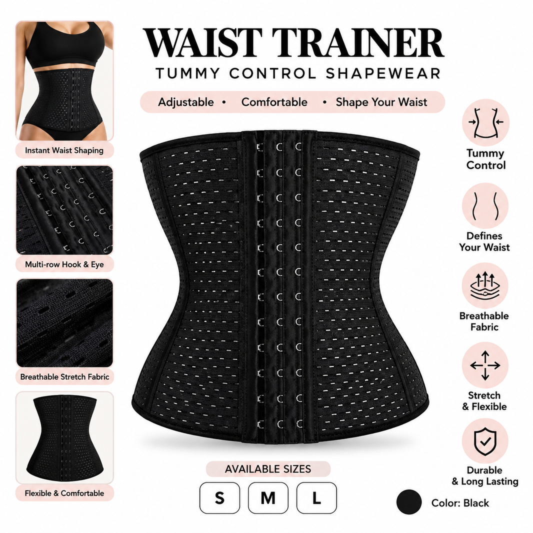 Women’s Adjustable Waist Trainer & Tummy Control Shapewear Corset