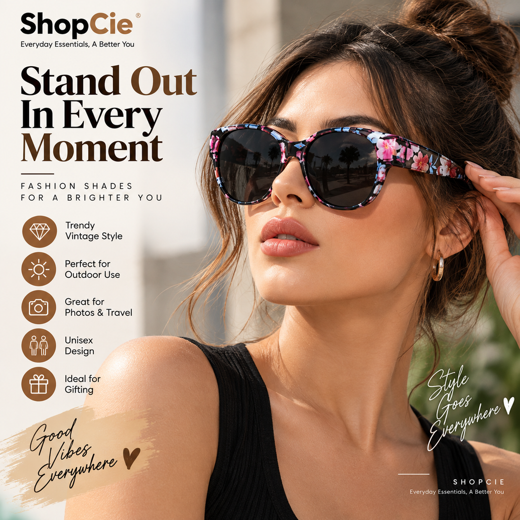 2-Pack Oversized Vintage Sunglasses – Retro Statement Fashion Shades