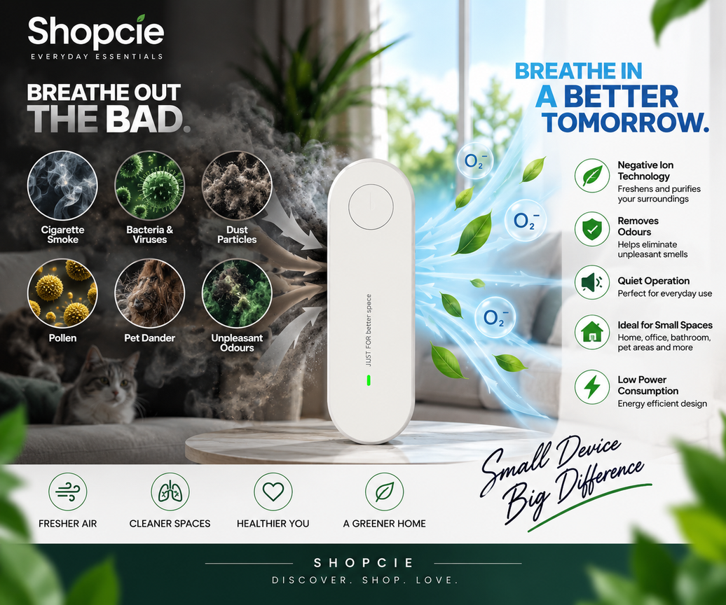 Portable Negative Ion Air Purifier