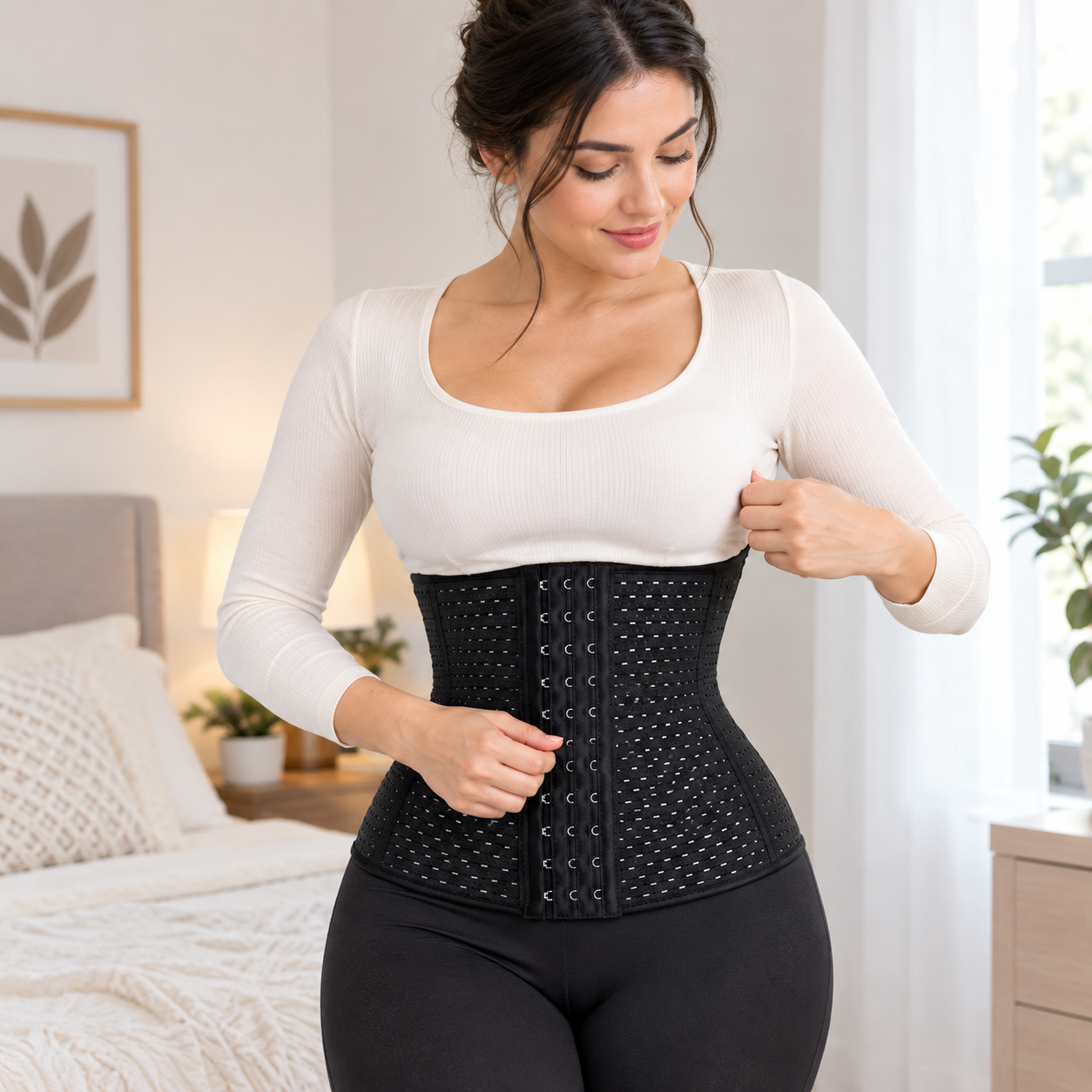 Women’s Adjustable Waist Trainer & Tummy Control Shapewear Corset