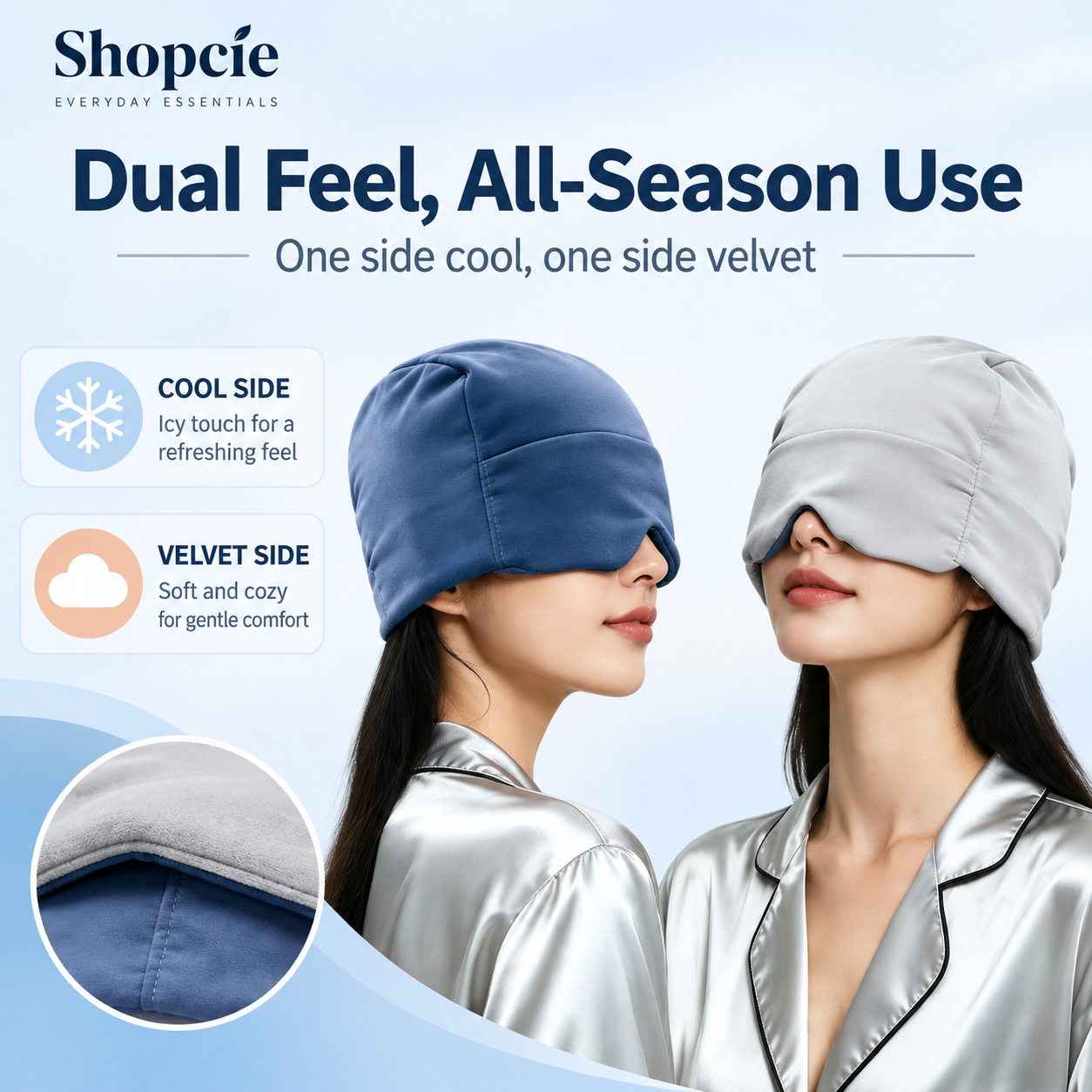 Premium Relaxation Sleep Mask – Soft Comfort Eye Mask for Rest & Travel