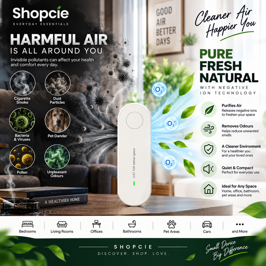 Portable Negative Ion Air Purifier