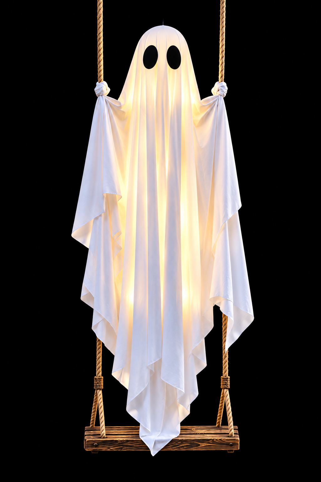 Hanging Swing Ghost Halloween Decoration – Large Outdoor Porch & Yard Décor